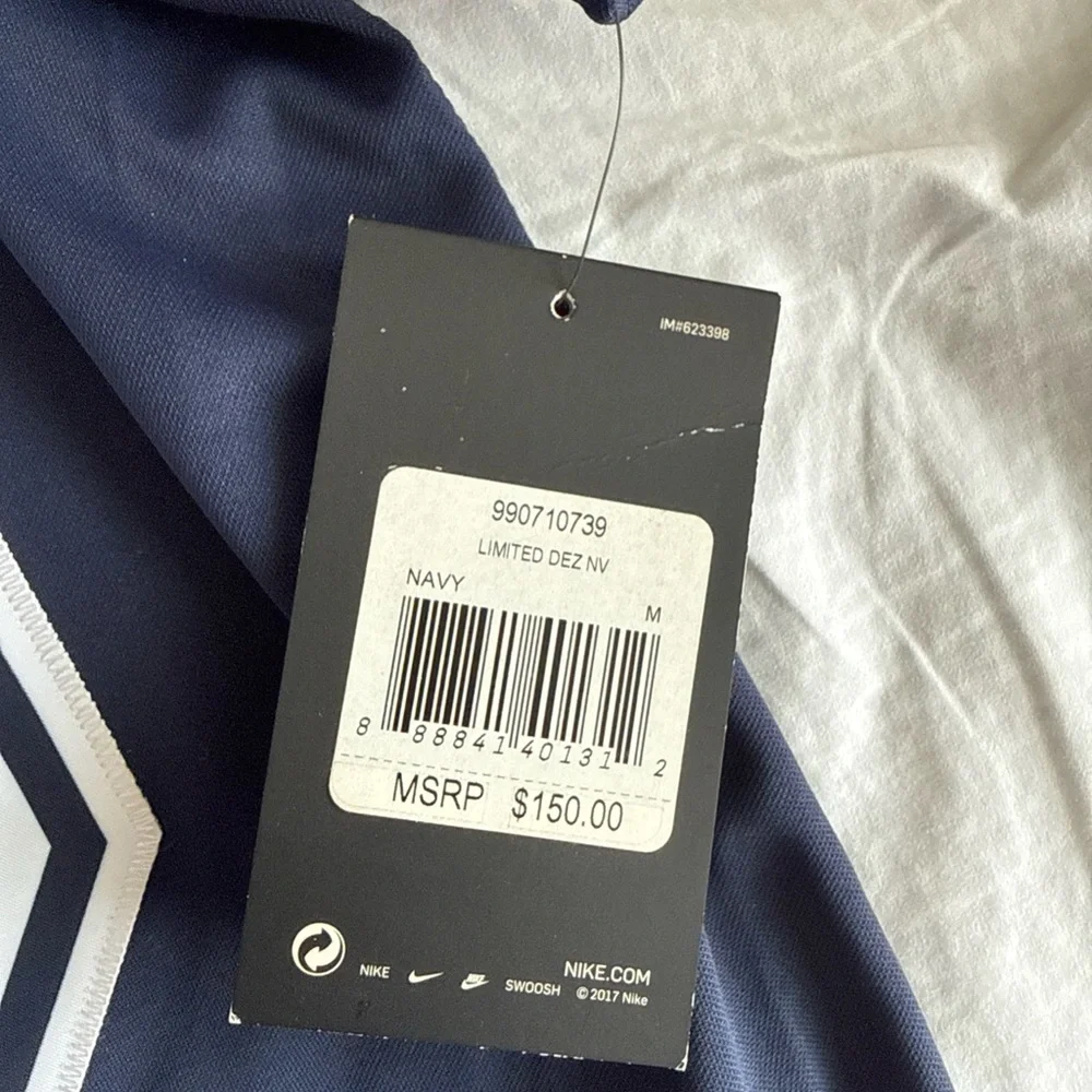 Men’s Nike Dez Bryant #88 Dallas Cowboys Vapor Lmtd NFL Jersey Sz M - Blue NWT - Picture 6 of 7